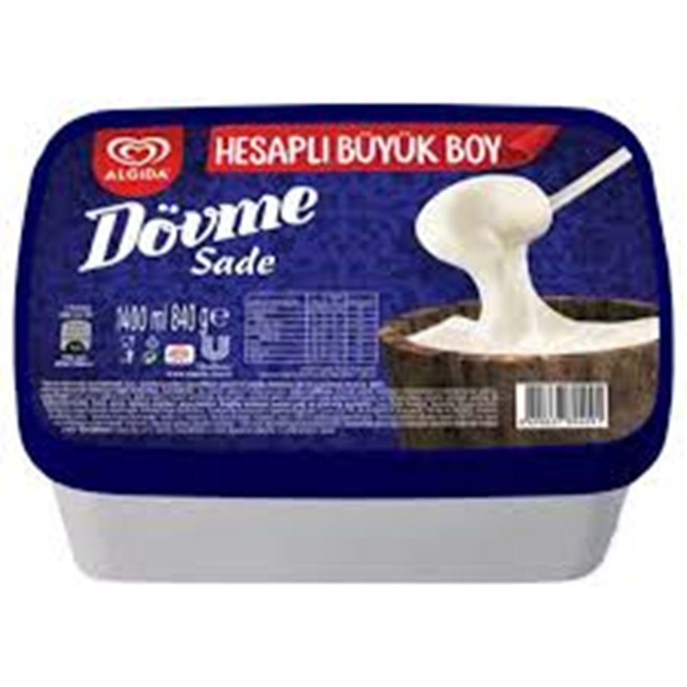 ALGİDA DOVME DONDURMA 1400 ML SADE