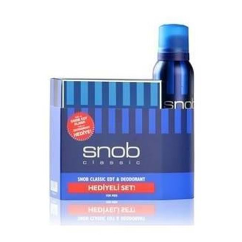 SNOB PARFUM+DEO SET 100 ML CLASSIC