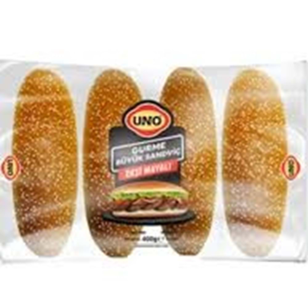 UNO GURME BÜYÜK SANDVİÇ EKMEĞİ 4X100 G EKŞİ MAYALI