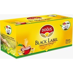 DOĞUŞ BLACK LABEL BARDAK CAY 25 LI