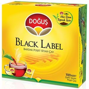 DOĞUŞ BLACK LABEL BARDAK CAY 100 LU