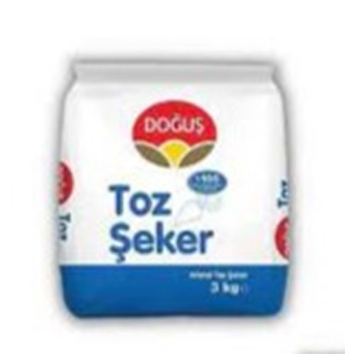 DOĞUŞ TOZ ŞEKER 3 KG