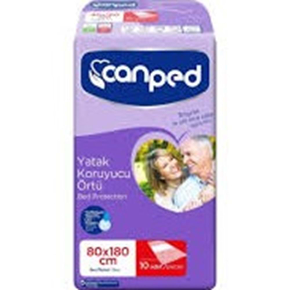 CANPED YATAK KORUYUCU ÖRTÜ 80X180 CM 10 ADET