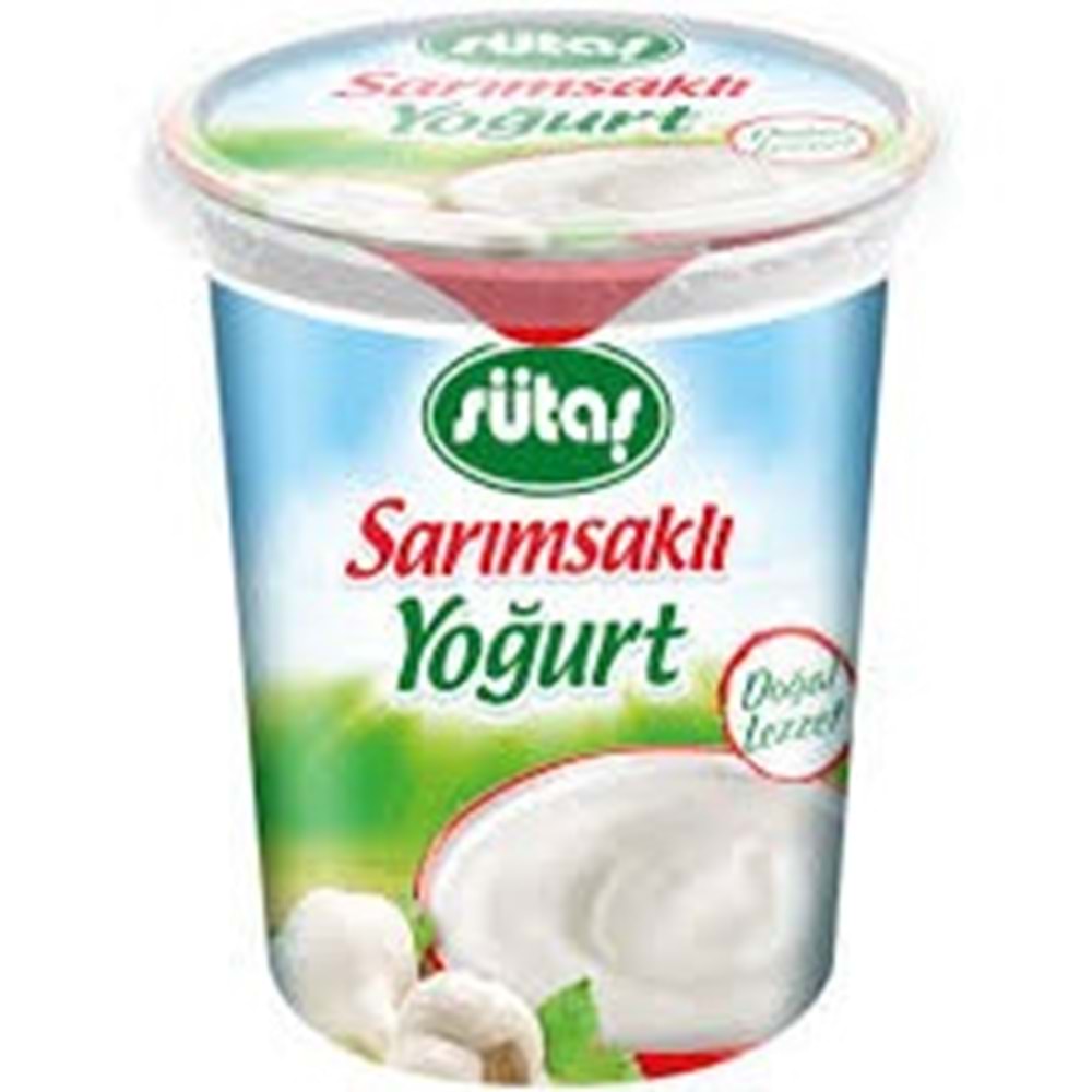 SÜTAŞ SARIMSAKLI YOĞURT 500 G