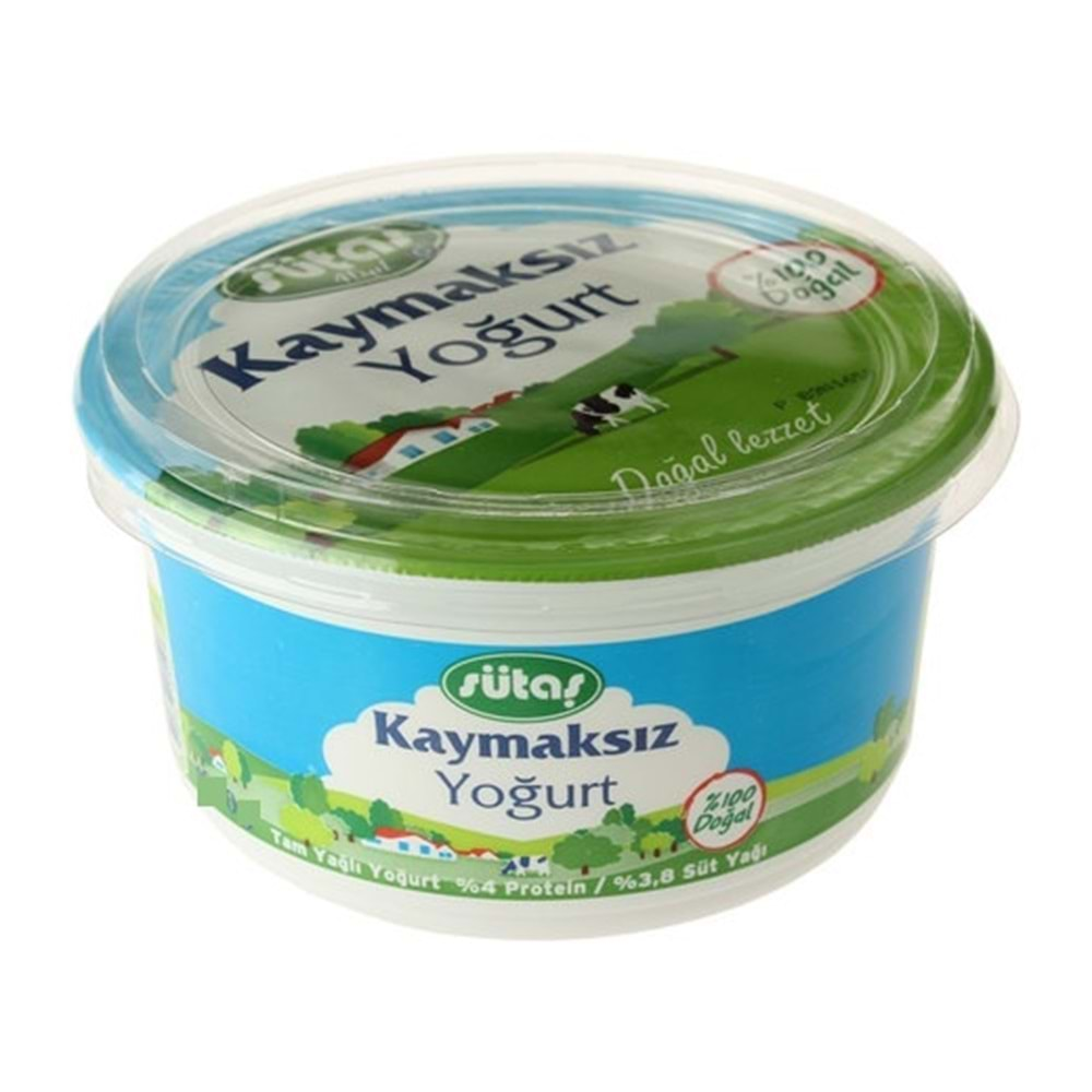 SÜTAŞ KAYMAKSIZ YOGURT 500 GR