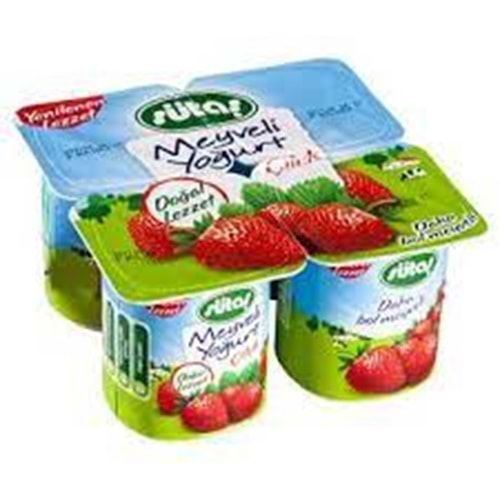 SÜTAŞ MEYVELI YOGURT 115 GR CILEKLI
