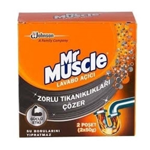 MR MUSCLE LAVABO ACICI TOZ 2X50 GR