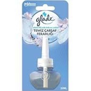 GLADE ELEKTRİKLİ ODA KOKUSU YEDEK KİT 20 ML TEMİZ ÇARŞAF FERAHLIĞI