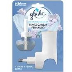 GLADE ELEKTRİKLİ KİT ODA KOKUSU 20 ML TEMİZ ÇARŞAF KOKUSU