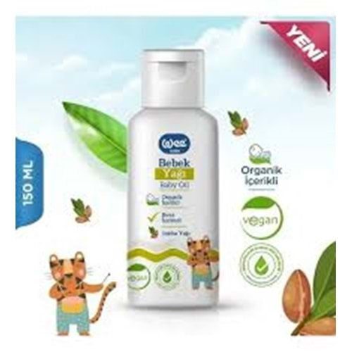 WEE BEBEK YAĞI 150 ML JOJOBA YAĞI