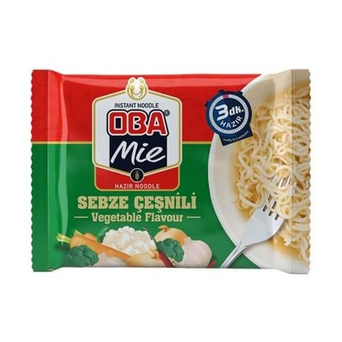 OBA NOODLE 75 GR SEBZE ÇEŞNİLİ