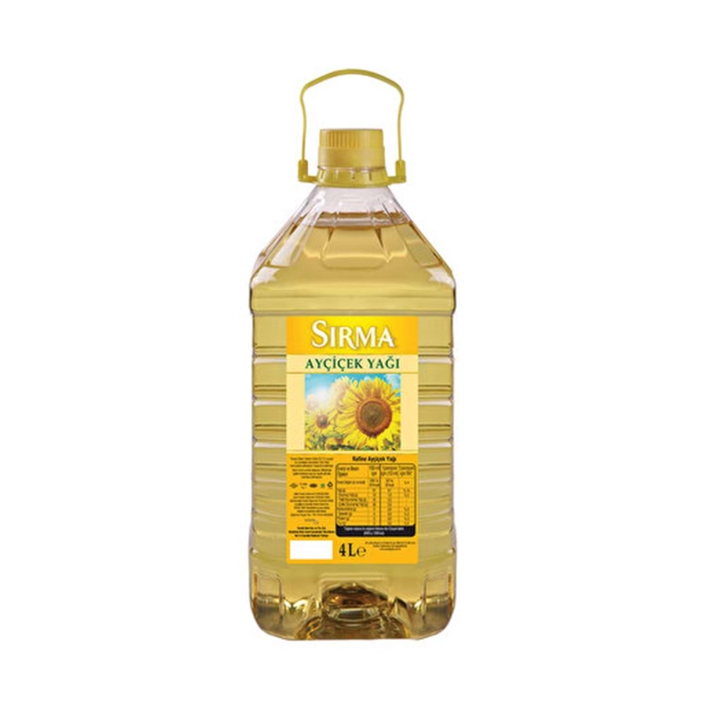 SIRMA AYÇİÇEK YAĞI 4 LT