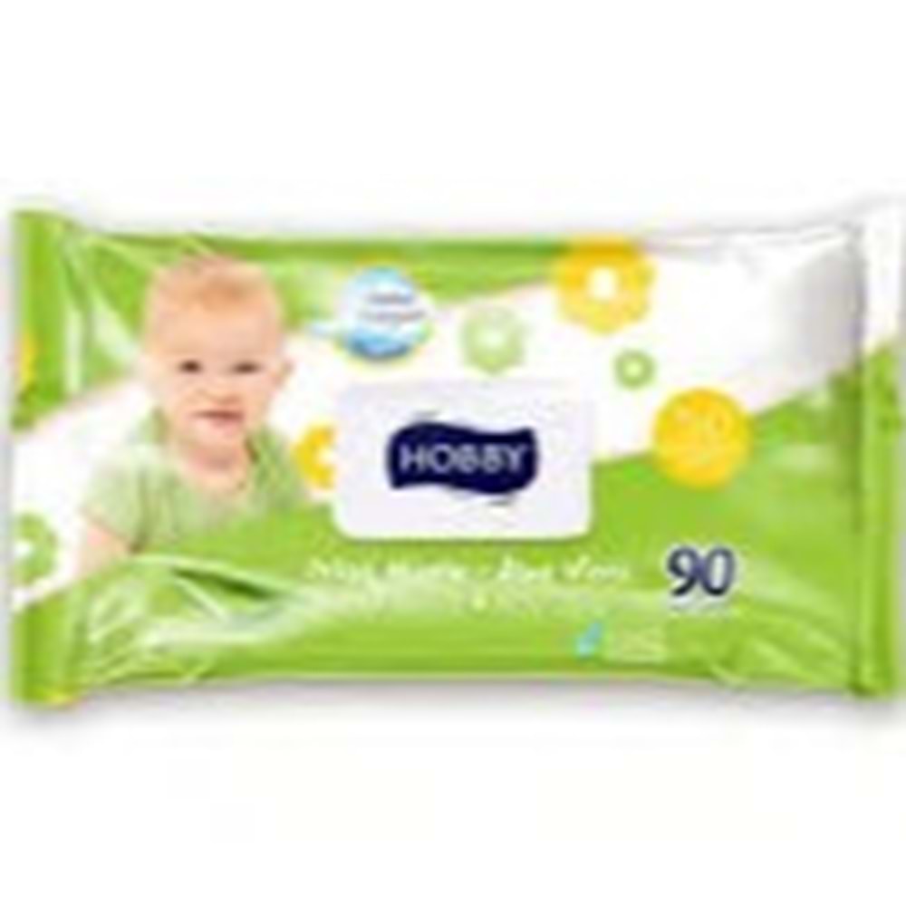 HOBBY ISLAK HAVLU 90 ADET ALOE VERA