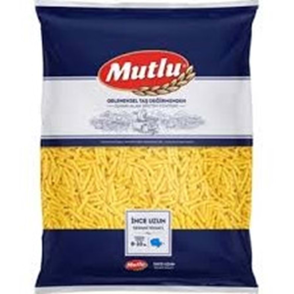 MUTLU MAKARNA 3 KG İNCE UZUN