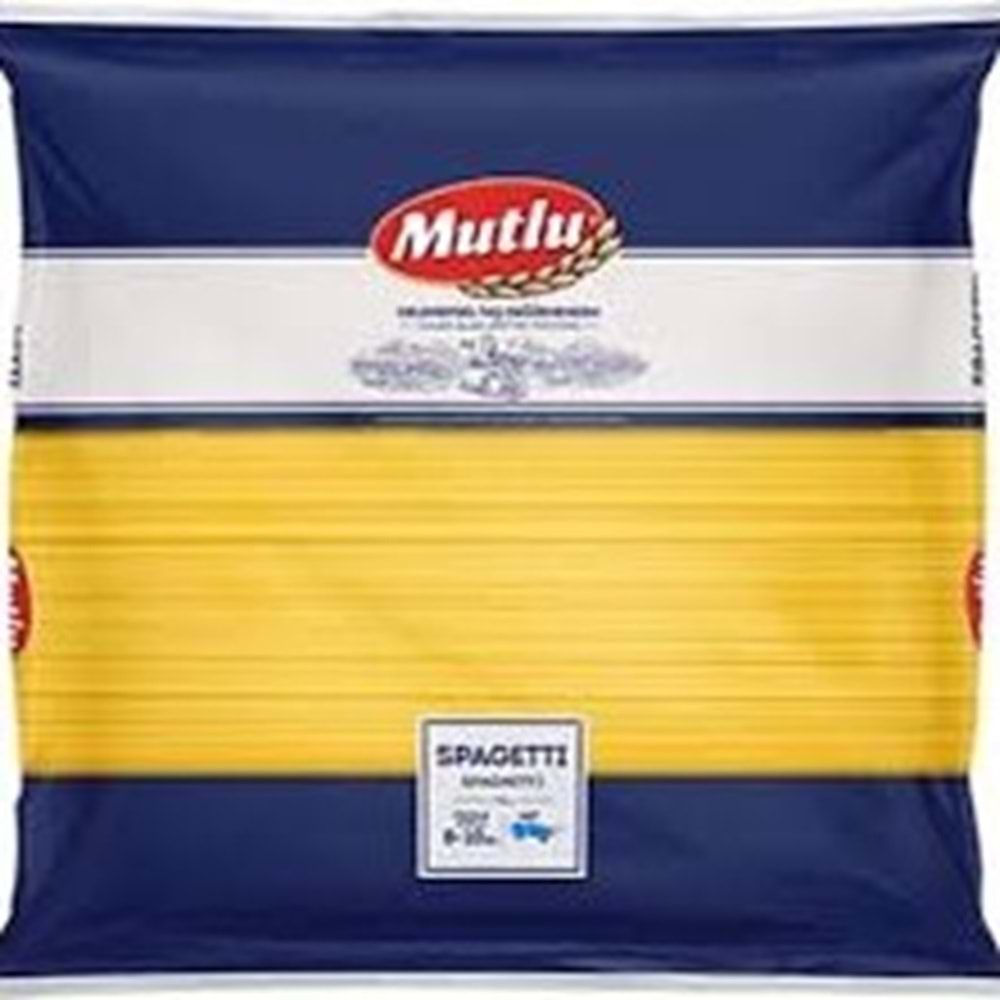 MUTLU MAKARNA 3 KG SPAGETTİ