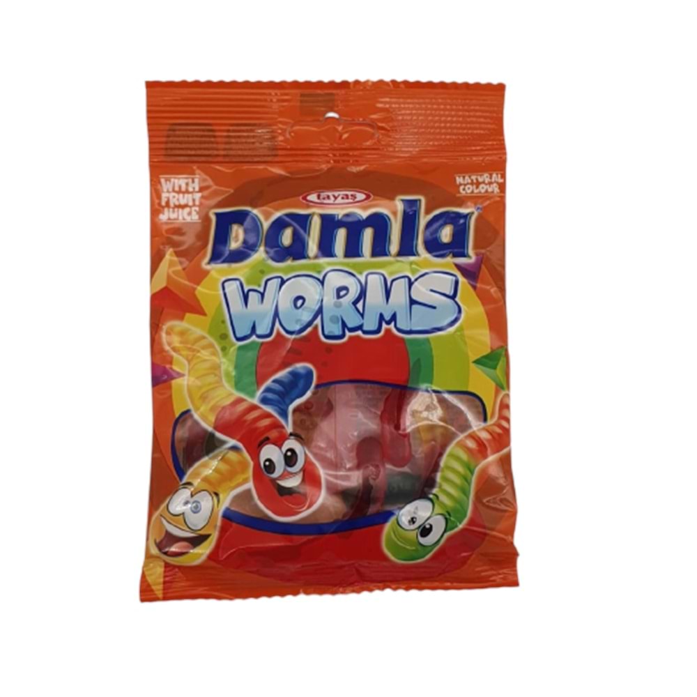 TAYAŞ DAMLA JELIBON 80 GR WORMS