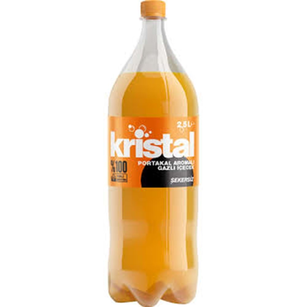 KRİSTAL COLA 2,5 L PORTAKAL