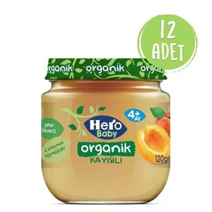 HERO BABY ORGANIK KAVANOZ MAMA 120 GR KAYISILI