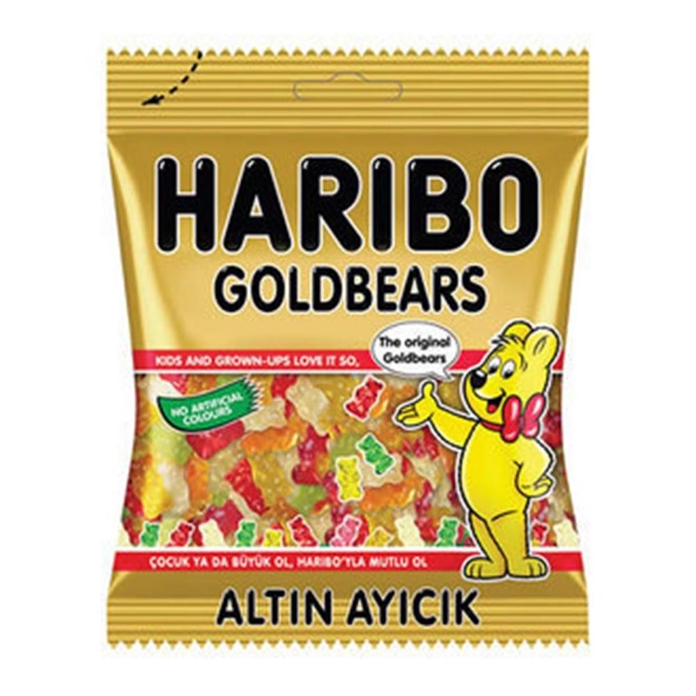 HARİBO YUMUSAK ŞEKER 80 GR ALTIN AYICIK