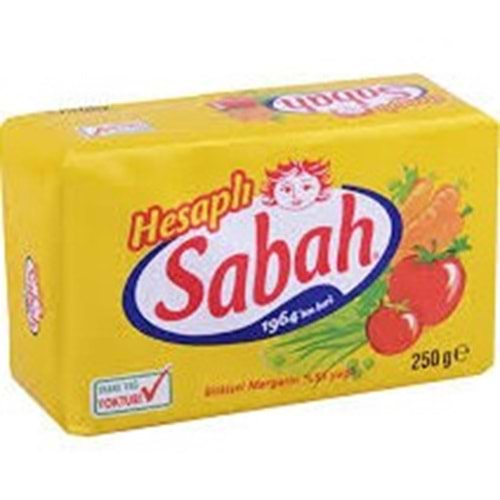 SABAH BİTKİSEL MARGARAN 250 G