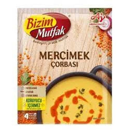 BİZİM HAZIR CORBA 72 GR MERCİMEK