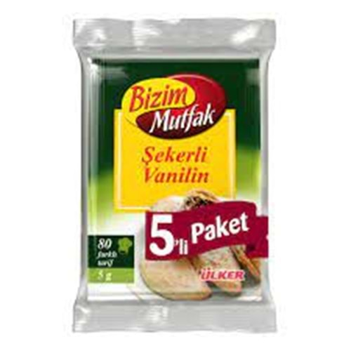 BİZİM SEKERLI VANILIN 5 LI PAKET