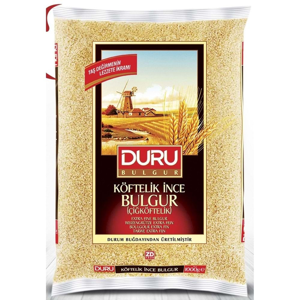 DURU BULGUR 1 KG CIG KOFTELIK