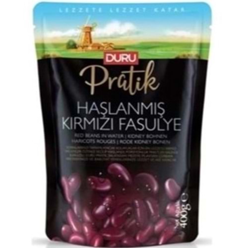 DURU HASLANMIS KIRMIZI FASULYE 400 GR