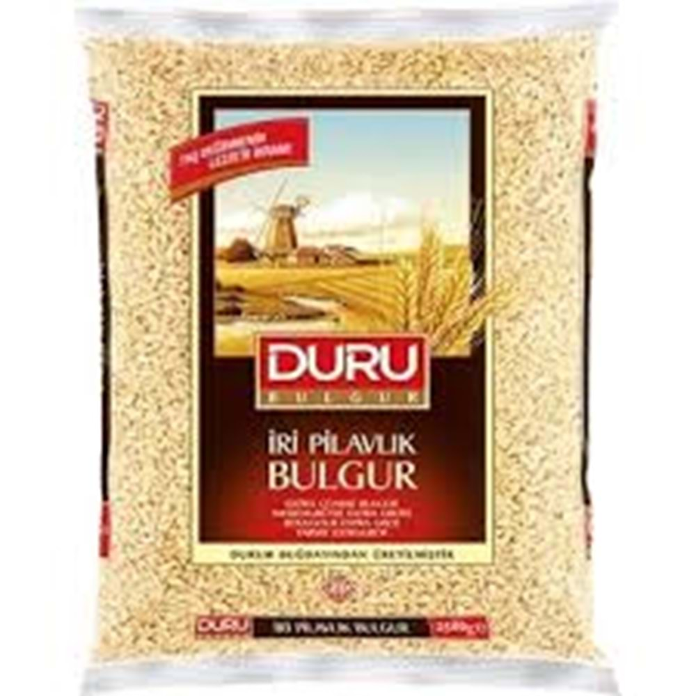 DURU İRİ PİLAVLIK BULGUR 2000 GR