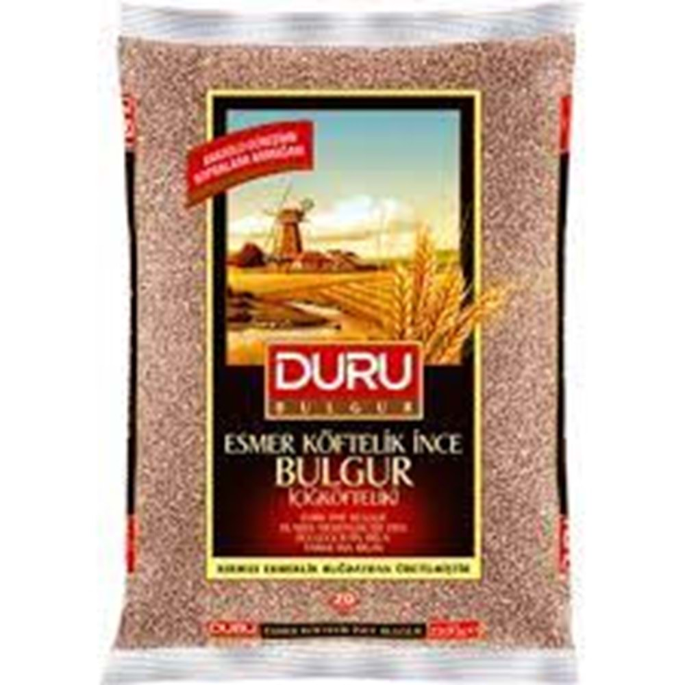 DURU BULGUR 1 KG ESMER CIG KOFTELIK