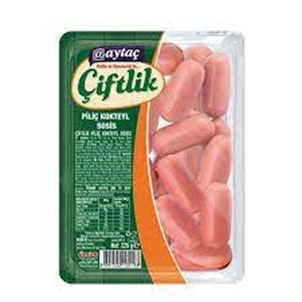 AYTAÇ CİFTLIK PILIC KOKTEYL SOSIS 225 GR