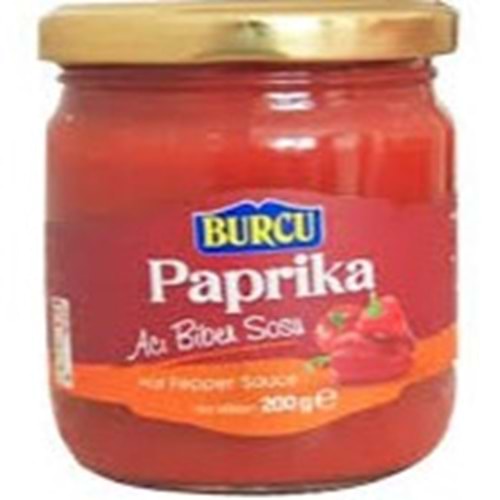 BURCU PAPRİKA PİPER SOSU 200 G ACI