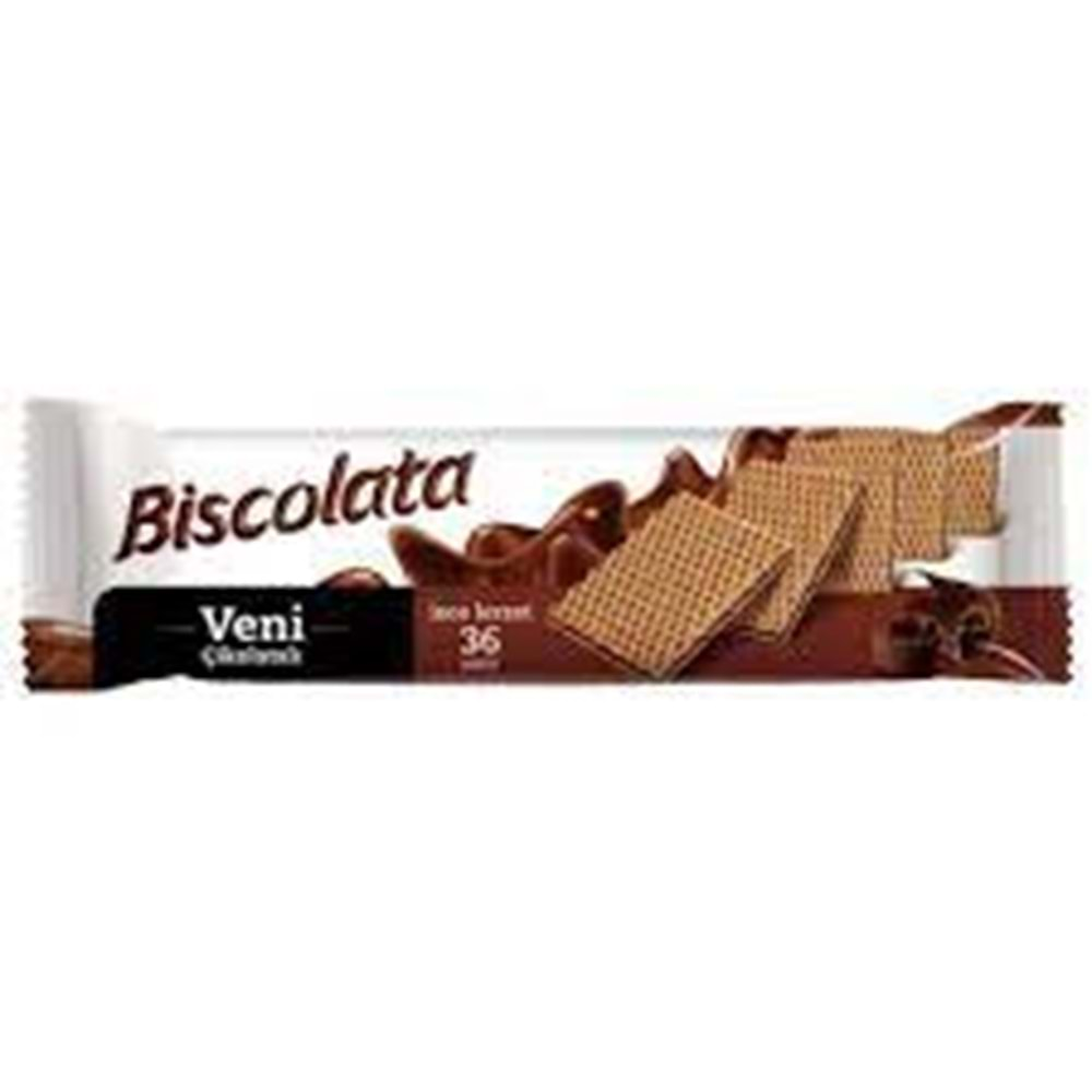 ŞÖLEN BISCOLATA VENI GOFRET 110 GR CIKOLATALI