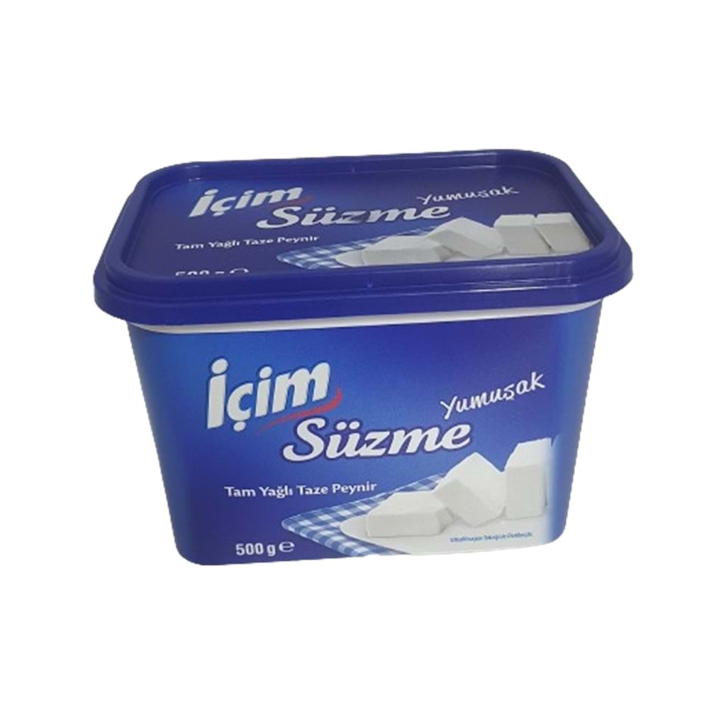 İÇİM SÜZME PEYNİR 500 GR YUMUŞAK