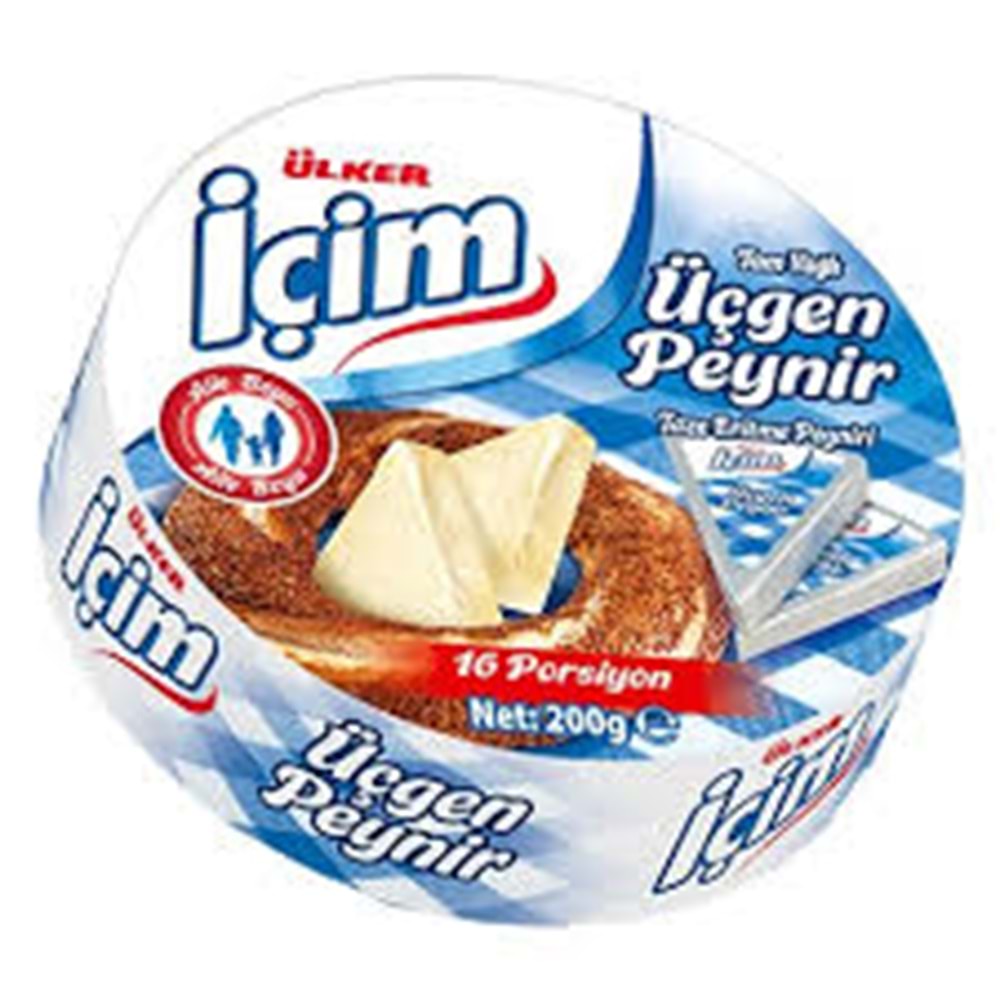 İÇİM UCGEN PEYNIR 200 GR YARIM YAGLI
