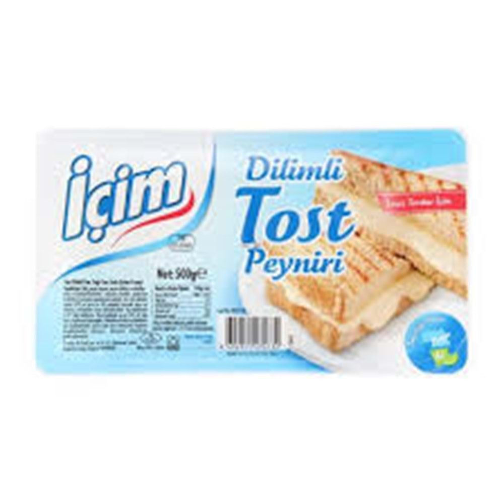 İÇİM DİLİMLİ TOST PEYNİRİ 500 GR