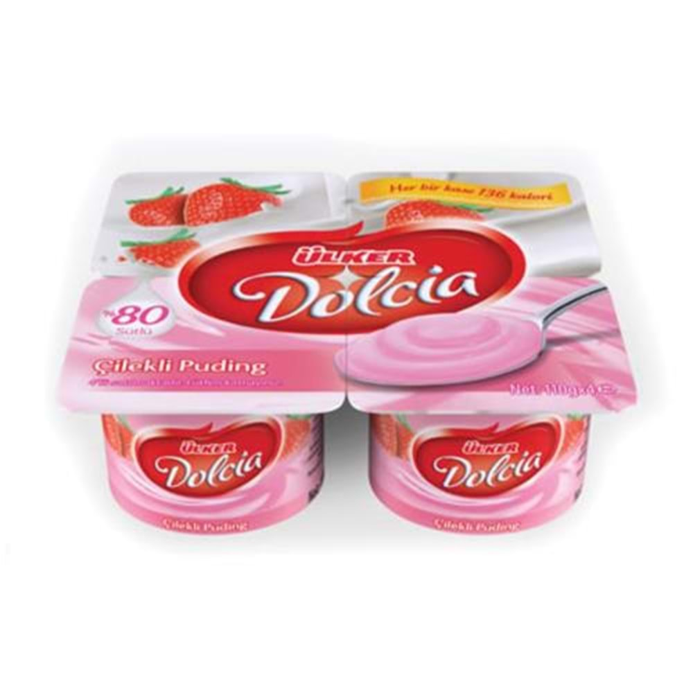 İÇİM DOLCIA PUDING 4X110 GR CILEKLI