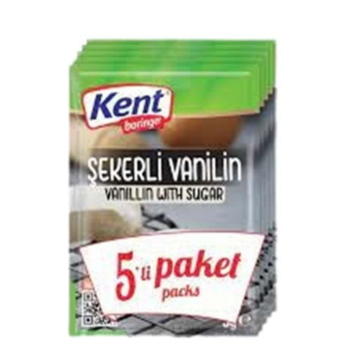 KENT BORINGER SEKERLI VANILIN 5X5 GR