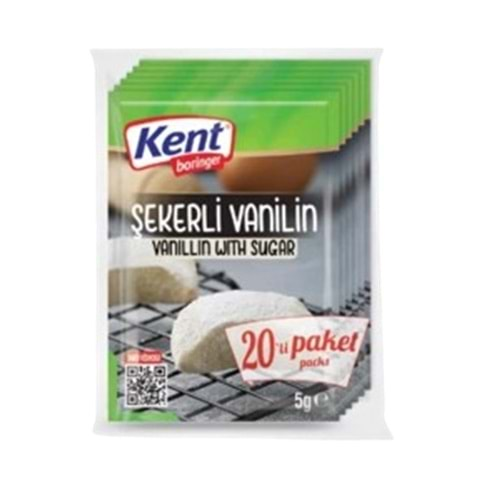 KENT BORINGER SEKERLI VANILIN 20X5 GR