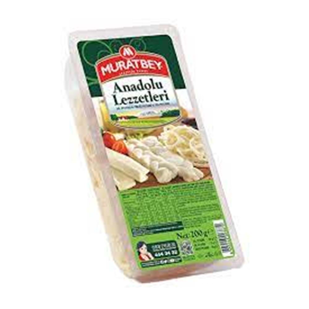 MURATBEY DİL PEYNİRİ&ÖRGÜ PEYNİRİ&TEL PEYNİRİ 200 GR