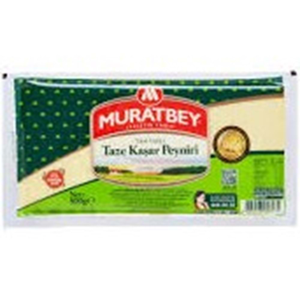 MURATBEY TAM YAĞLI TAZE KAŞAR PEYNİRİ 500 G