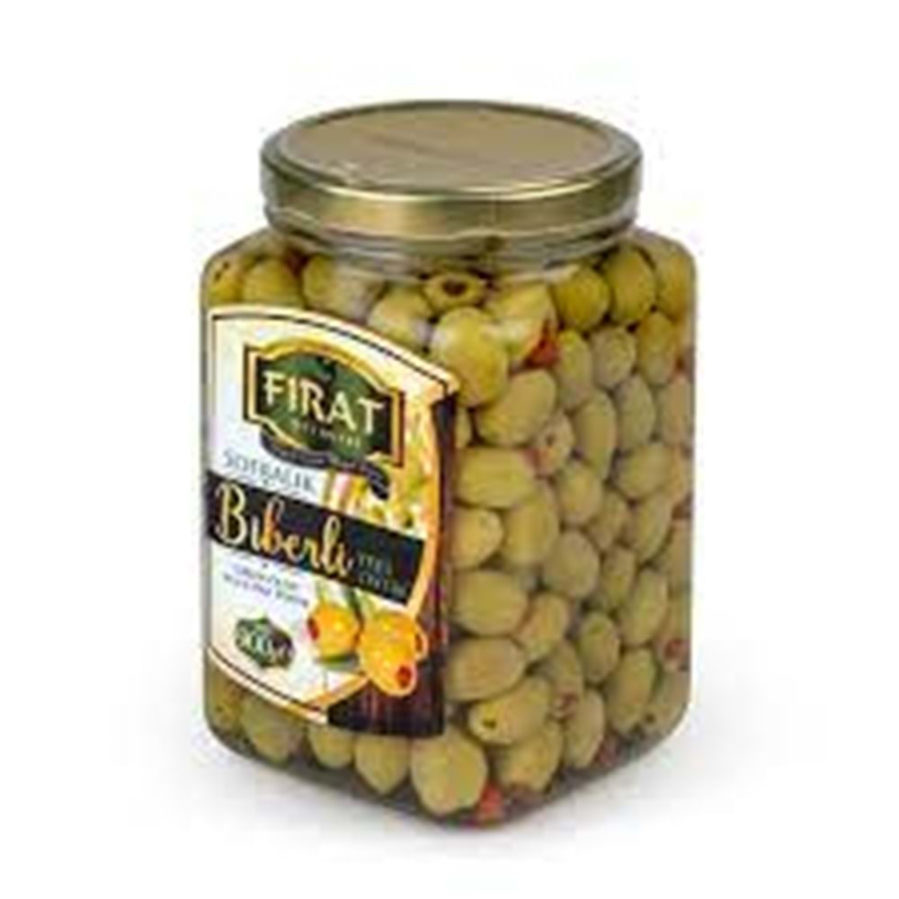 FIRAT BIBERLI YESIL ZEYTIN 900 GR