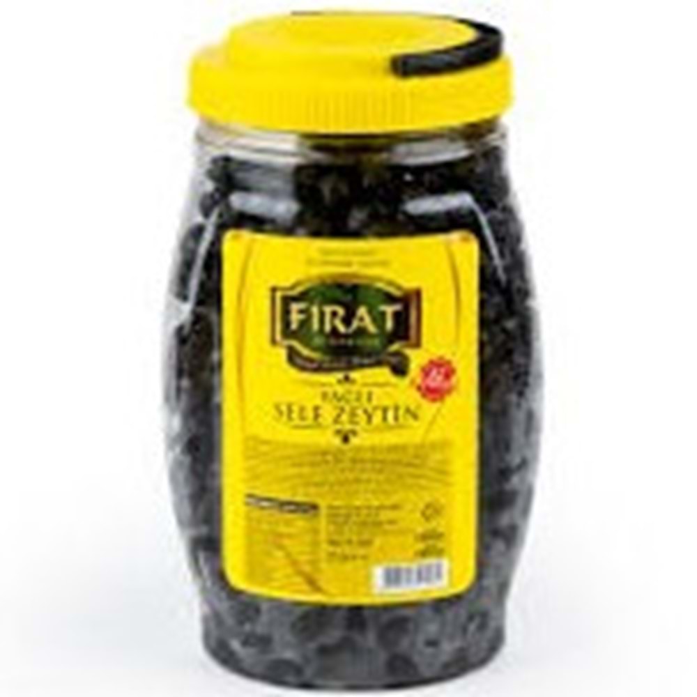 FIRAT SİYAH ZEYTİN S 1000 G AZ TUZLU