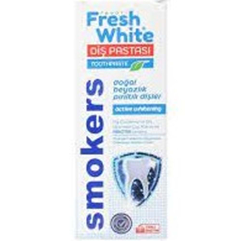 FRESH WHITE DIS PASTASI 90 GR SIGARA ICENLERE OZEL