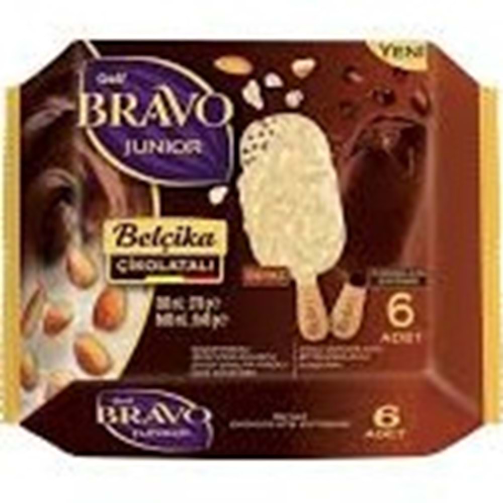 GOLF BRAVO JUNIOR 6 LI CHOCO EXTRA BEYAZ BADEM