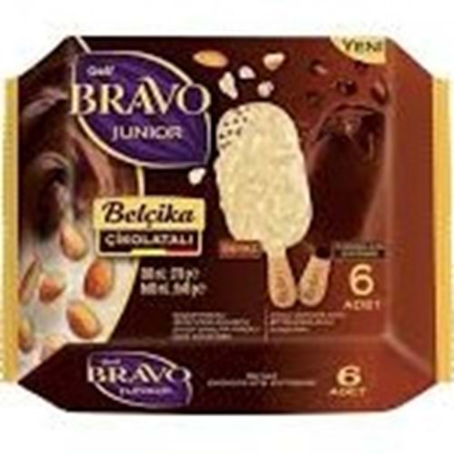 GOLF BRAVO JUNIOR 6 LI CHOCO EXTRA BEYAZ BADEM