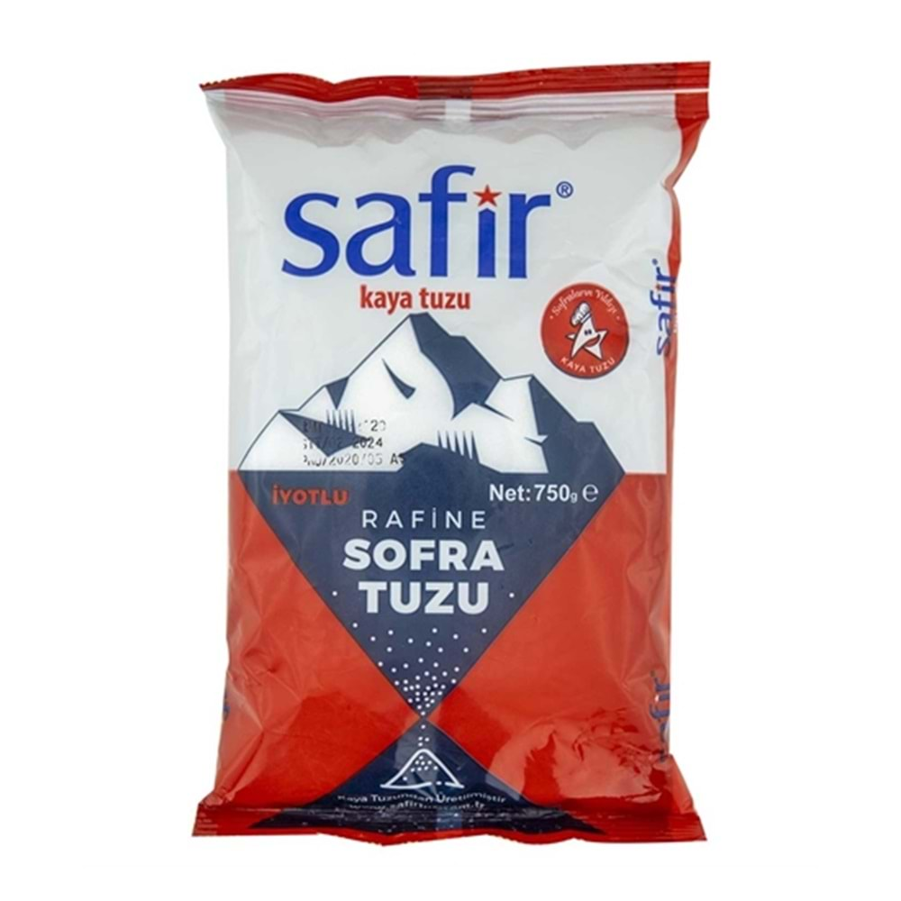 SAFIR IYOTLU TUZ 750 GR