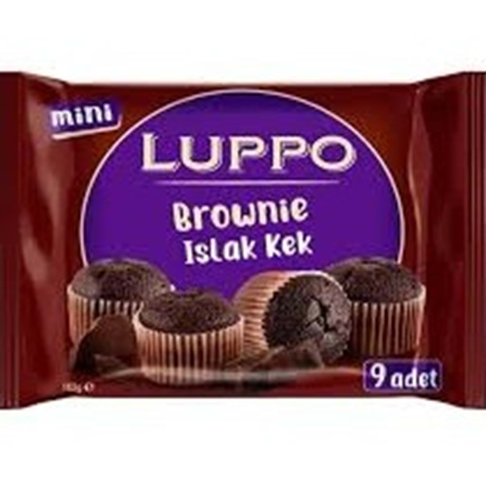 ŞÖLEN MİNİ LUPPO ISLAK KEK 9 ADET 162 G ÇİKOLATALI