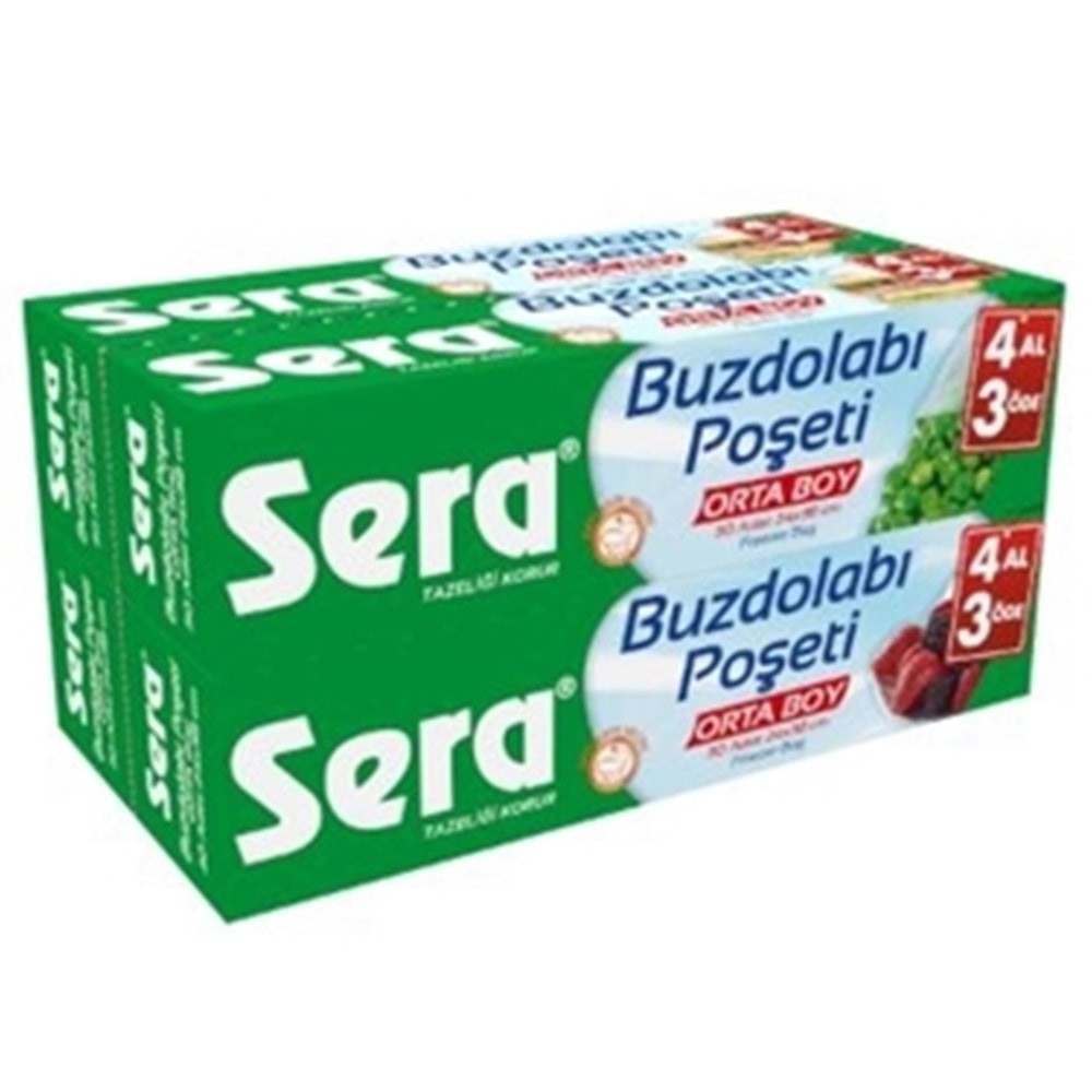 SERA BUZDOLABI POSETI 4 LU ORTA BOY