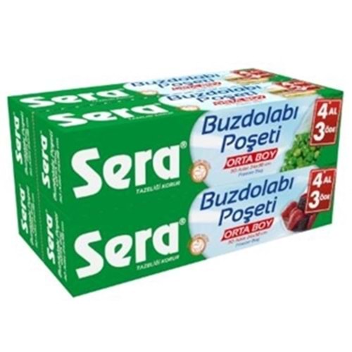 SERA BUZDOLABI POSETI 4 LU ORTA BOY
